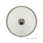Batería Cocina 10 Piezas Altas Granito Antiadherente Negra