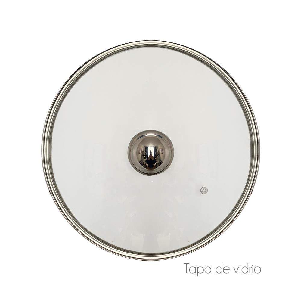 Batería de Cocina 10 Piezas Altas Granito Antiadherente Beige