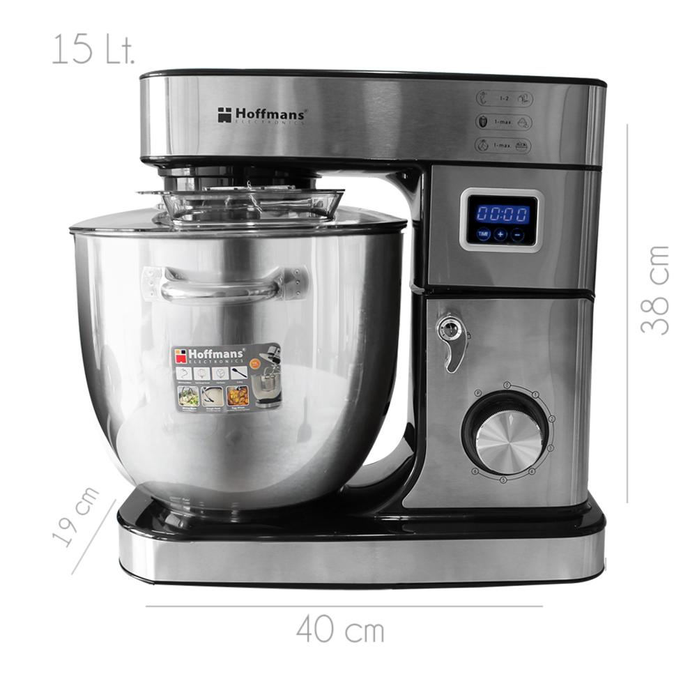 Batidora Pedestal Planetaria Amasadora Profesional 15 litros
