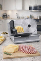 Cortadora de Fiambre Eléctrica Rebanadora Jamón Queso Carne