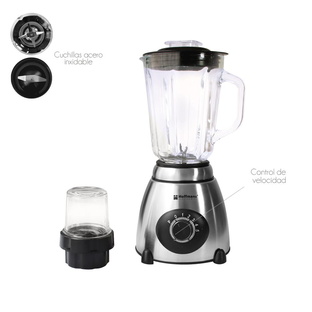 Licuadora y Titrurador 800W - Vaso Vidrio