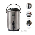 Termo Acero Inoxidable 10 litros con visor de temperatura