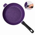 Juego de Ollas 12 Piezas Granito Royal Dessine color Morado