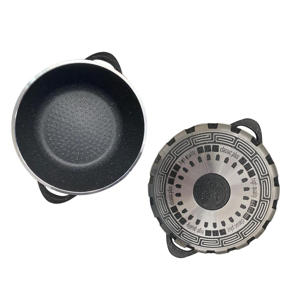 Batería Cocina 10 Piezas  Granito Antiadherente GRIS