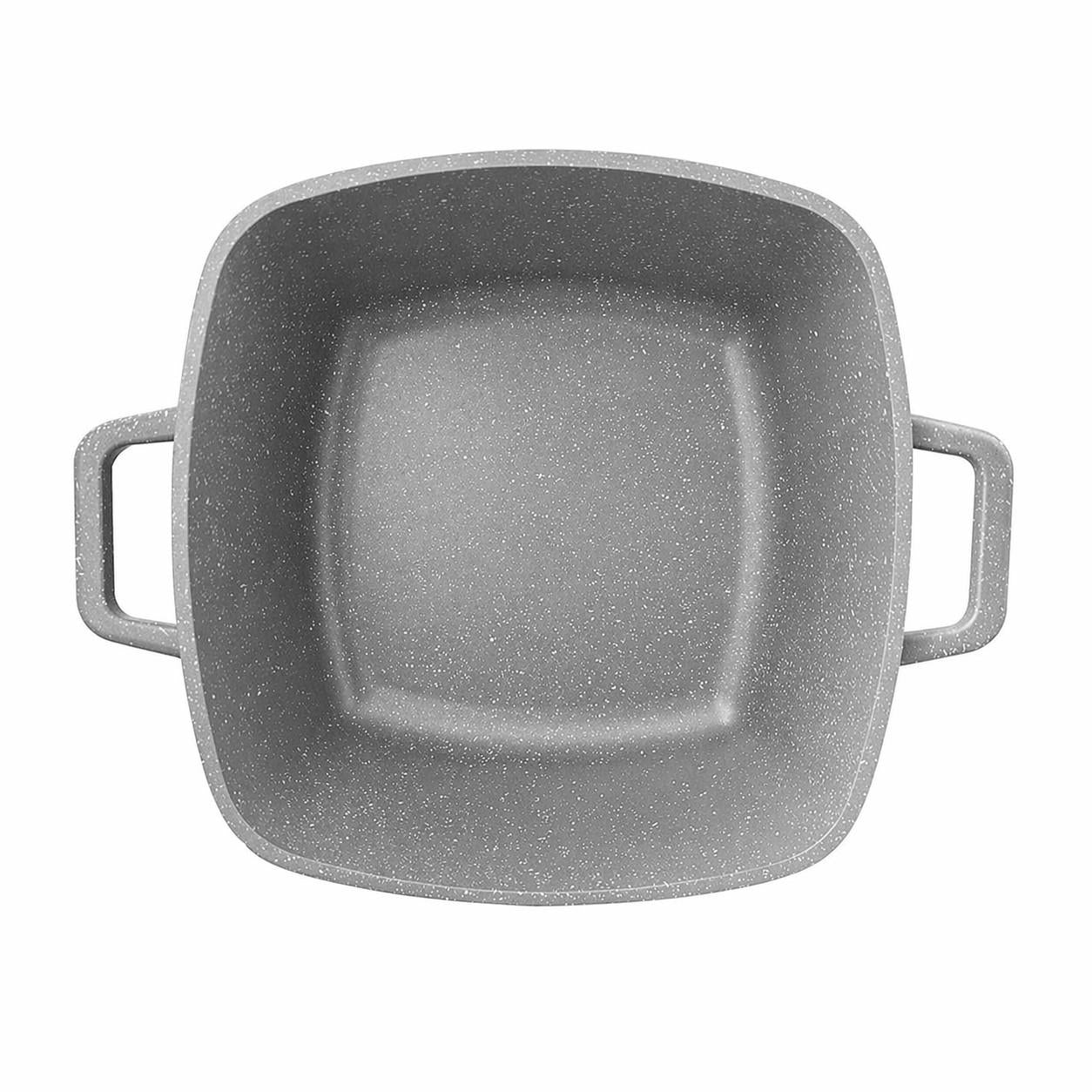 Juego de Ollas Granito 10 Piezas Antiadherente Premium  Gris