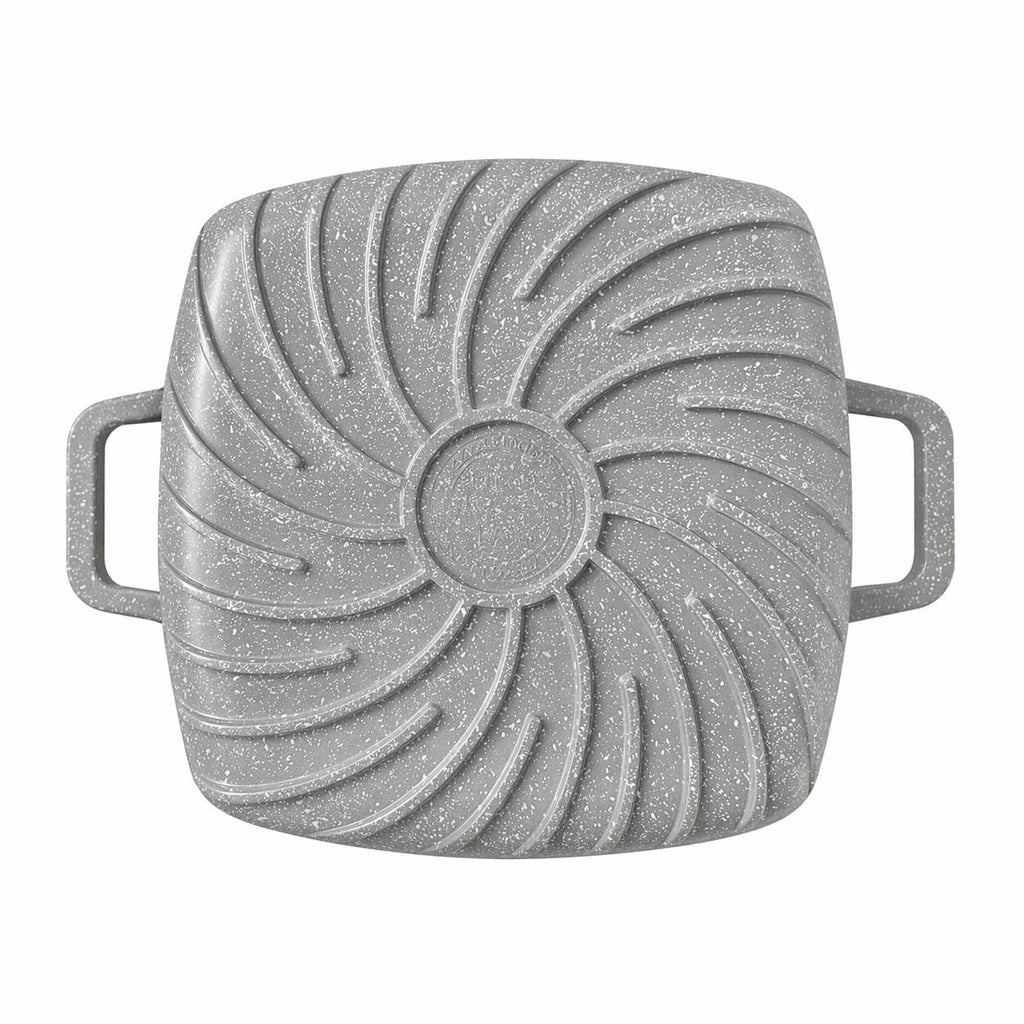 Juego de Ollas Granito 10 Piezas Antiadherente Premium  Gris