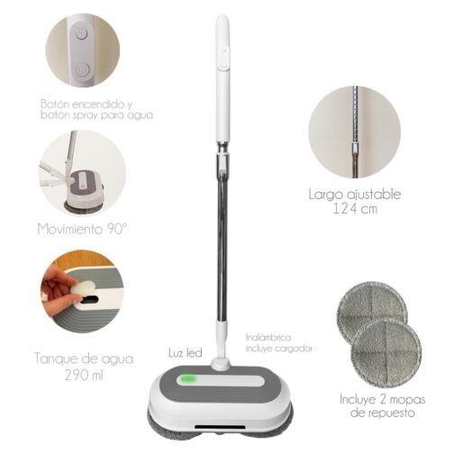 Mopa Giratoria Inalámbrica Dualrope Mop - Imagen 2
