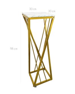 Mesa Lateral Decorativa Moderna XL – Soporte Plantas Decoración