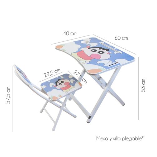 Mesa Escritorio Plegable infantil mas Silla