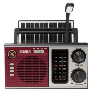 Radio Solar FM/AM Emergencia color rojo