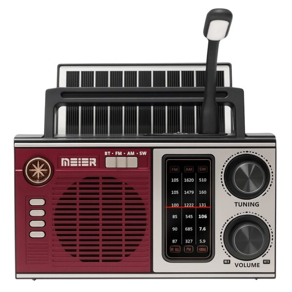 Radio Solar FM/AM Emergencia color rojo