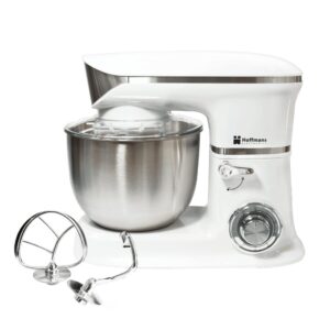 Batidora Amasadora Planetaria 1200W 6 Litros Pedestal Blanca